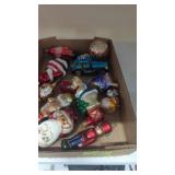 Vintage Christmas ornaments, decorations