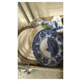 Lot of vintage porcelain China and silver plate