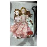 Trail lot of vintage dolls various makers as is