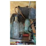 Berry soda beer bottles old camera Tootsie toy