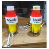 Schmitz of Philadelphia beer advertising lights.