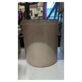 Crown number 5 5. Salt glazed crock with wire and