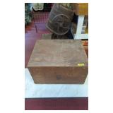 Large wooden tool chest no shipping
