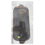 Large cast iron griddle unmarked