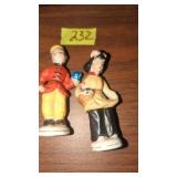 Occupied Japan. Lot of two figurines