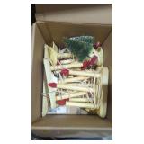 Vintage Christmas decoration candles