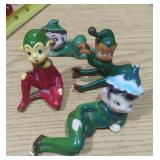 Vintage Christmas decorations pixies