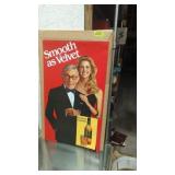 Black velvet advertising paper signs lot of 25
