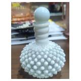 Fenton hobnail perfume or cologne bottle