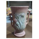 Hull? pottery vase 6 1/2'