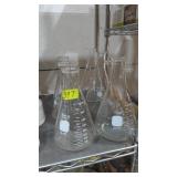 Flask filtered Pyrex apothecary scientific