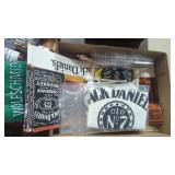 Lot of Jack Daniels advertising items, towels,