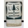 Montana Department Agriculture Forest Service Sign