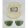 WW2 Set of AN6530 Green Glass Goggle Lenses