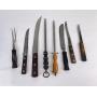 Antique Butcher Knives and Sharpening Steels