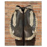 Montana Batwing Fringe Cowboy Chinks Chaps