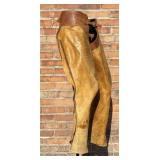 Montana Leather Shotgun Cowboy Chaps