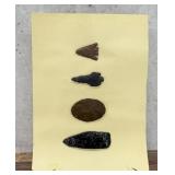 Ancient Native American Indian Stone Arrowheads