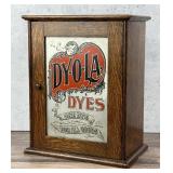 Dyola Oak General Store Display Dye Cabinet
