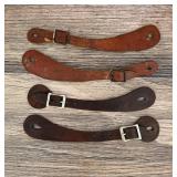 Leather Cowboy Spur Straps