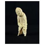 Greenland Inuit Eskimo Whale Tooth Carving