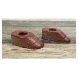 Native American Indian Pipestone Candlesticks