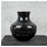 Shirley Cactus Blossom Tafoya Santa Clara Pot