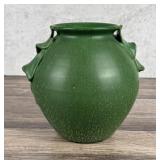 Scott Draves Door Pottery Matte Green Vase