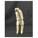 Greenland Inuit Eskimo Whale Tooth Carving