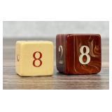 Large Bakelite Backgammon Dice