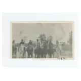 Identified Crow Girls on Horseback Montana Photo