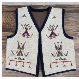 Sioux Native American Indian Beaded Vest