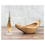 John Hudson Tsimshian Northwest Coast Grease Bowl