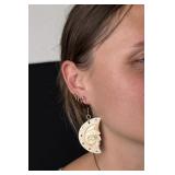 Patty Fawn Kwakiutl Northwest Coast Moon Earrings