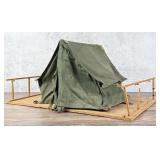 Salesman Sample Canvas Camping Wall Tent