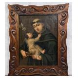 Cuzco School Saint Anthony of Padua Painting