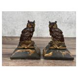 Coronet Austrian Cold Painted Owl Bookends