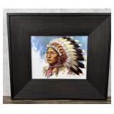 Alexander Selytin Chief Whirling Horse Painting