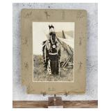 Edward Boos Spotted Horse Montana Cabinet Photo
