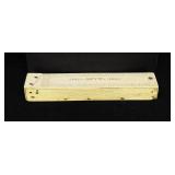 Named Antique Whaler Made Scrimshaw Box