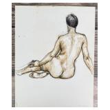 Janet Elizabeth Turner Nude Sketch