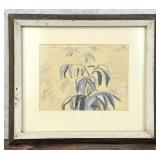 Walter Hook Fruit Tree Gouache Painting