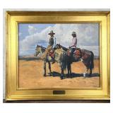 Don Louis Perceval Navajo Riders Painting