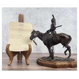 Ernest Berke Mounted Warrior Bronze