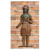 Sexton Aluminum Cigar Store Indian Trade Sign