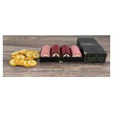 Antique Montana Saloon Clay Poker Chips