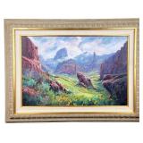 Hulan Fleming Arizona Spring Painting Oil Painting