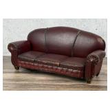 Victorian Salesman Sample Horsehair Stuffed Couch
