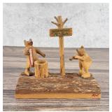 Robert Wuthrich Yellowstone National Park Carving