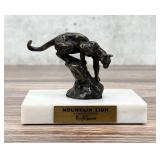 Philip R Goodwin Mountain Lion Bronze
